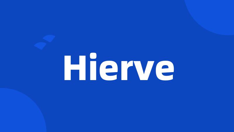 Hierve