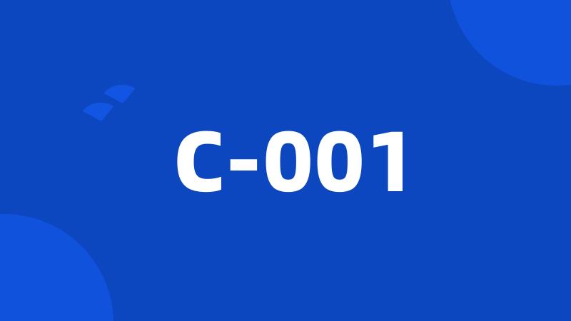 C-001
