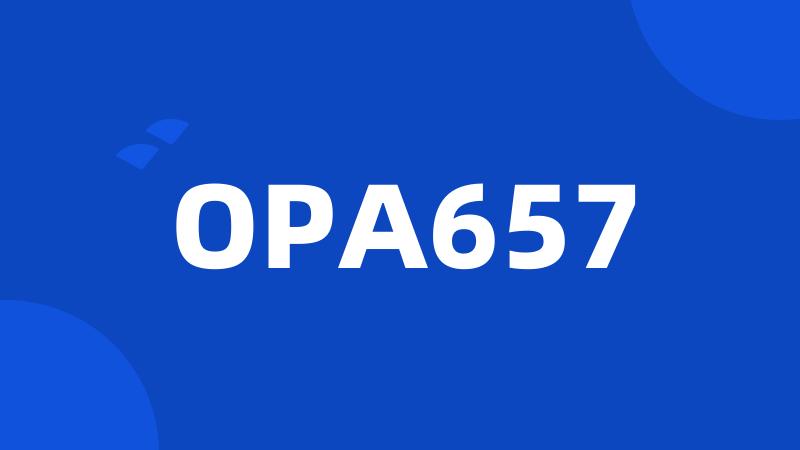 OPA657