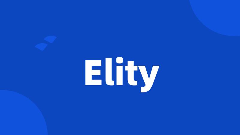 Elity