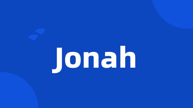 Jonah