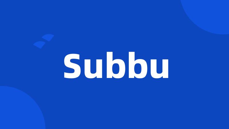 Subbu