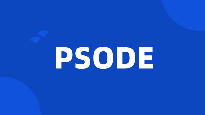 PSODE