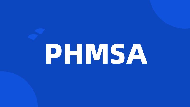 PHMSA