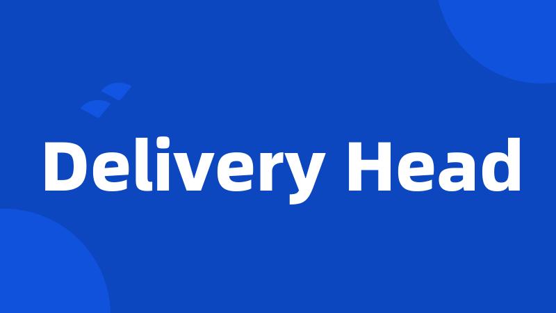 Delivery Head