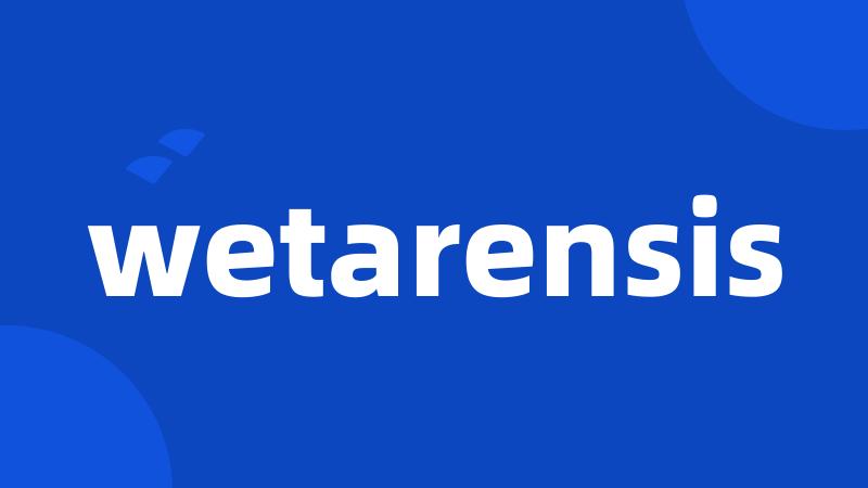 wetarensis