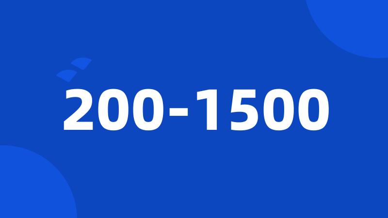 200-1500