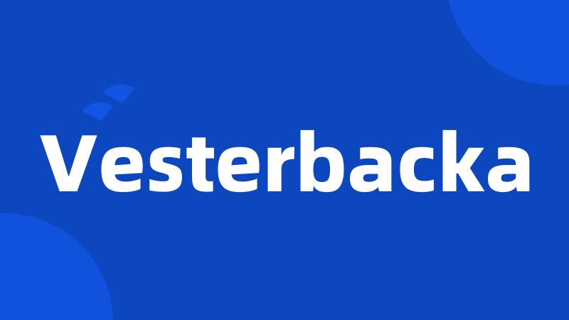 Vesterbacka