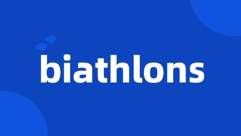 biathlons