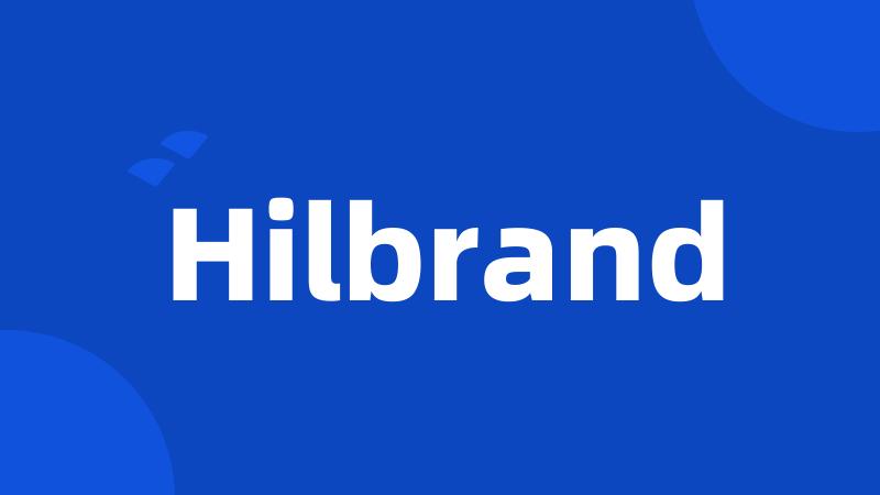 Hilbrand