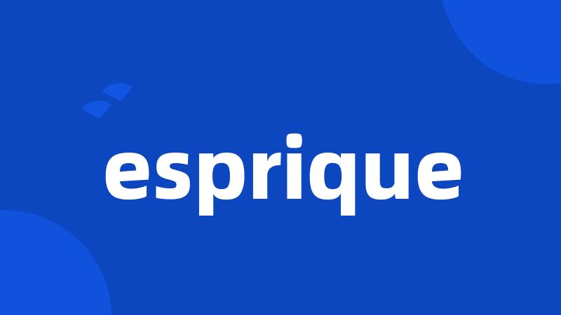 esprique