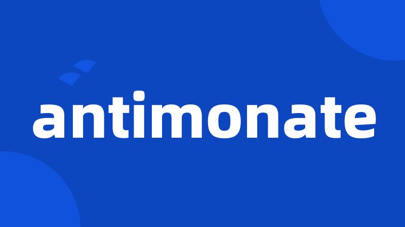 antimonate