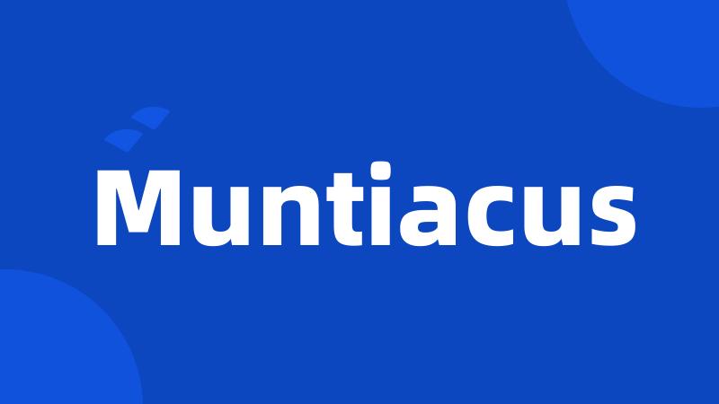 Muntiacus