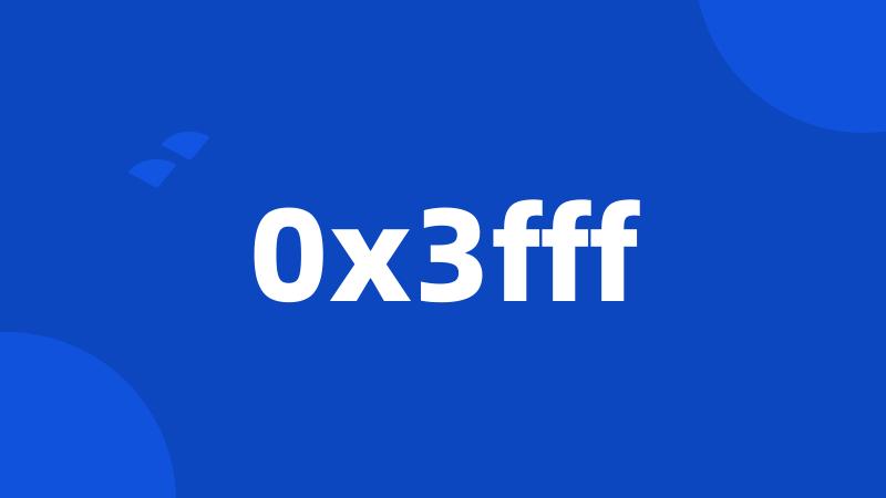 0x3fff