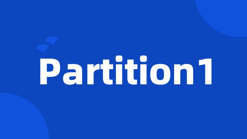 Partition1