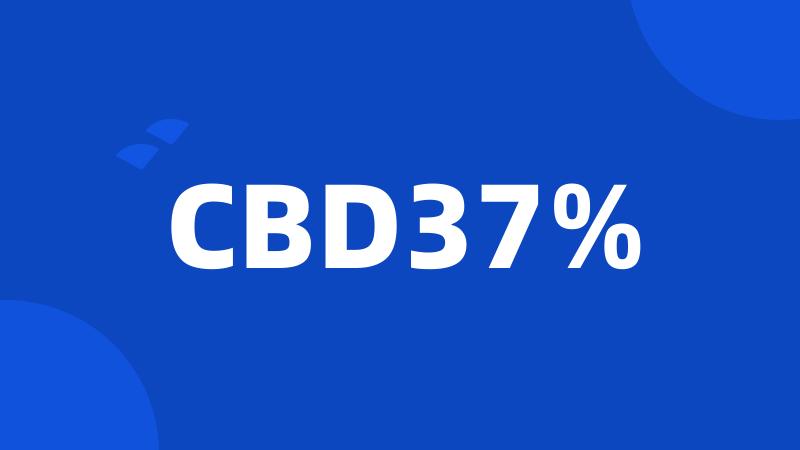 CBD37%