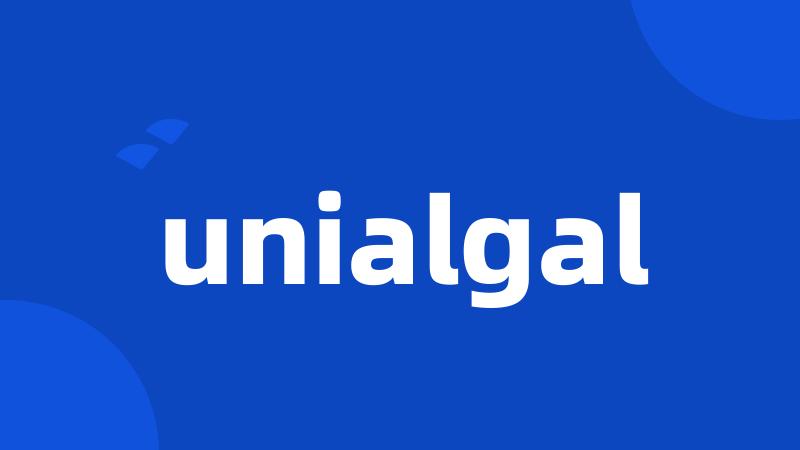 unialgal