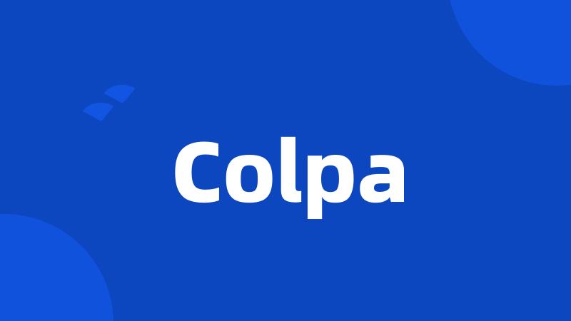 Colpa