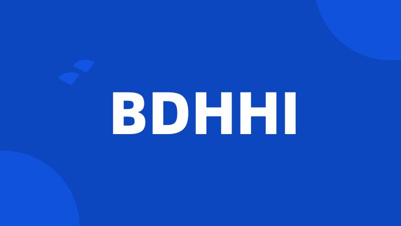 BDHHI