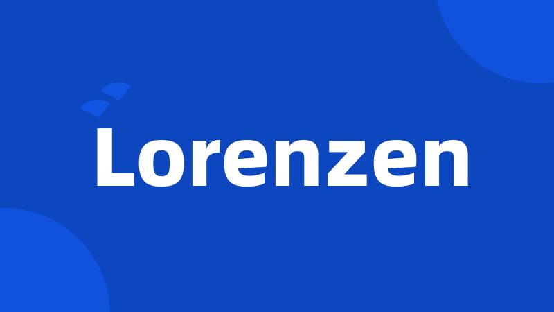 Lorenzen