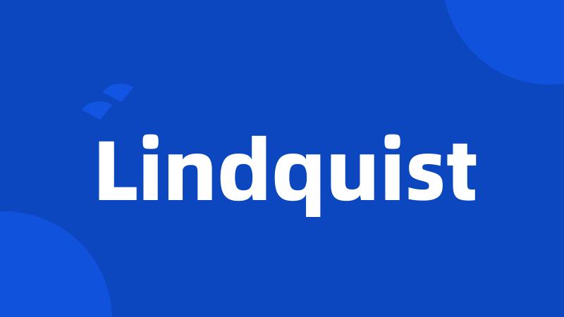 Lindquist