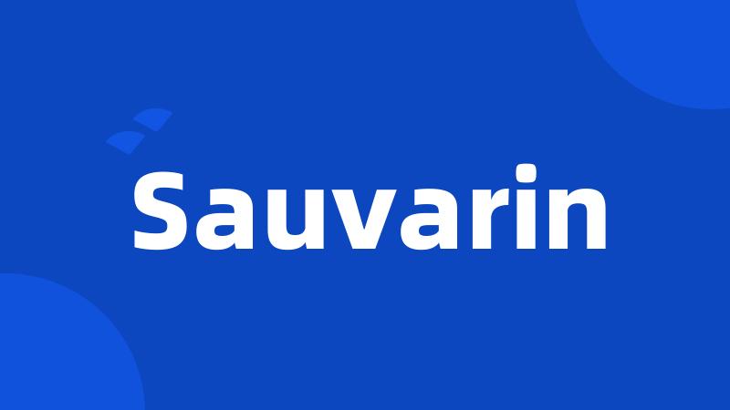 Sauvarin