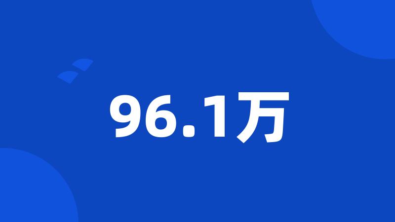 96.1万