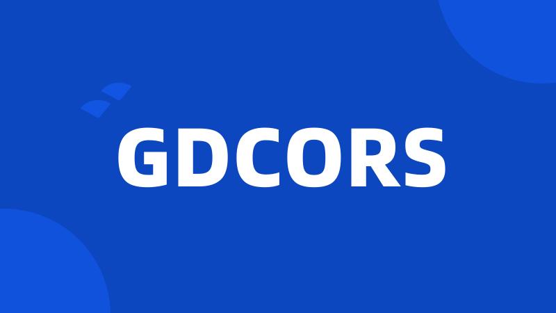 GDCORS