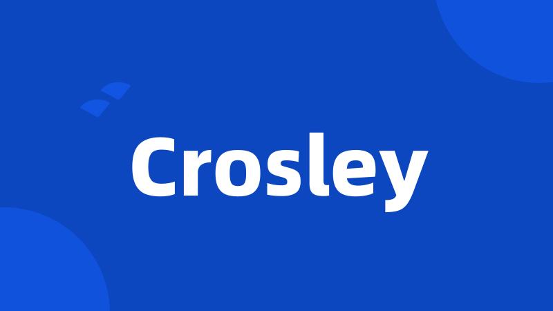 Crosley