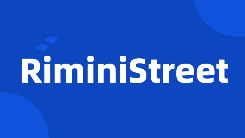 RiminiStreet