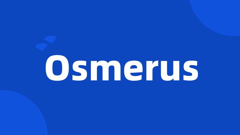Osmerus
