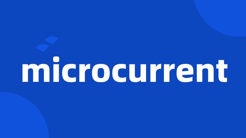 microcurrent