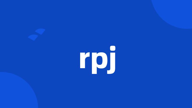 rpj