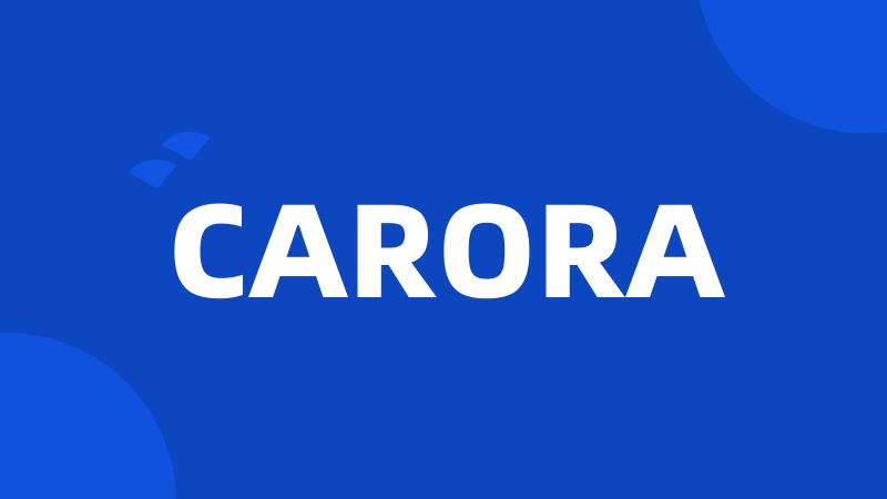 CARORA