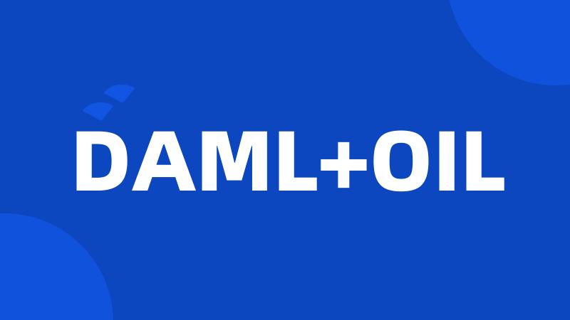 DAML+OIL