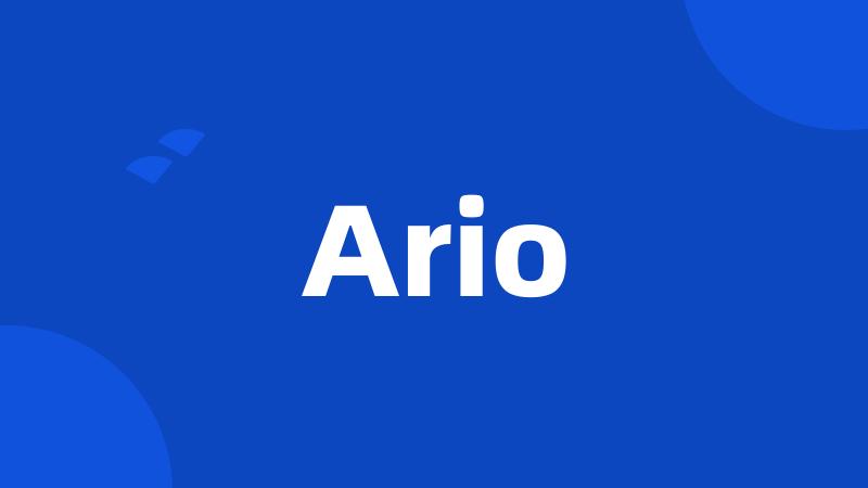 Ario