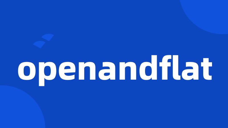 openandflat