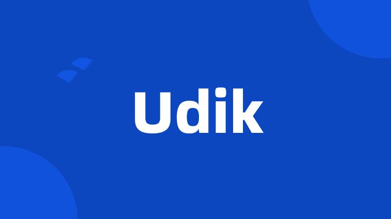 Udik