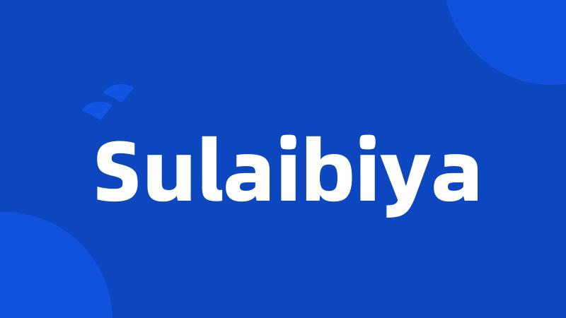 Sulaibiya