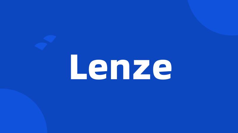 Lenze