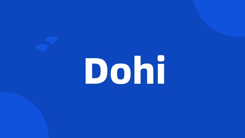 Dohi