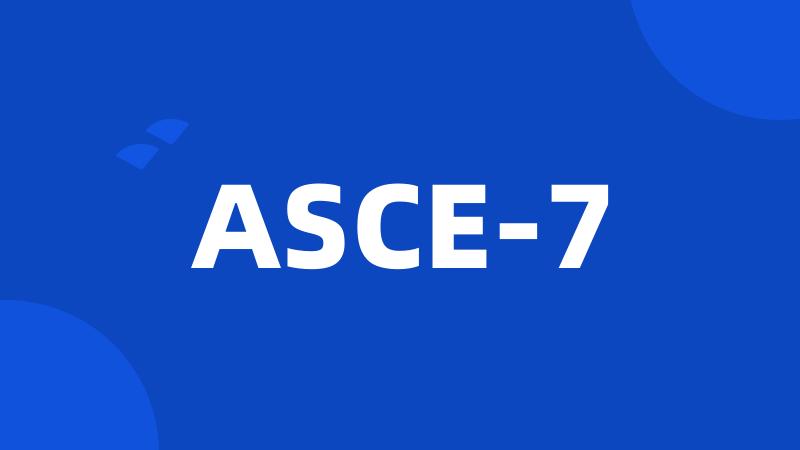 ASCE-7