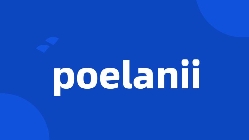 poelanii