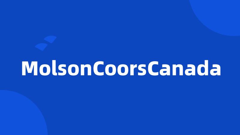 MolsonCoorsCanada