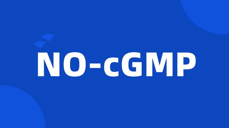 NO-cGMP