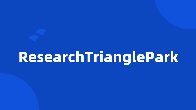 ResearchTrianglePark