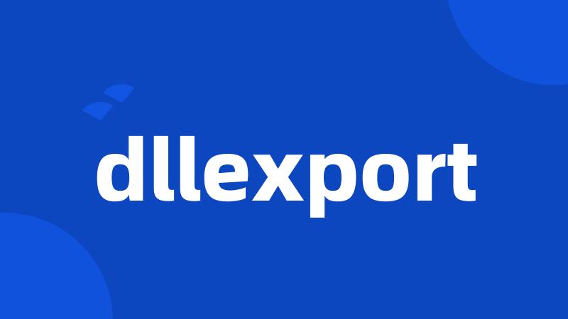 dllexport