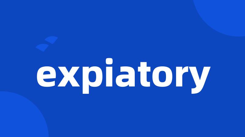 expiatory