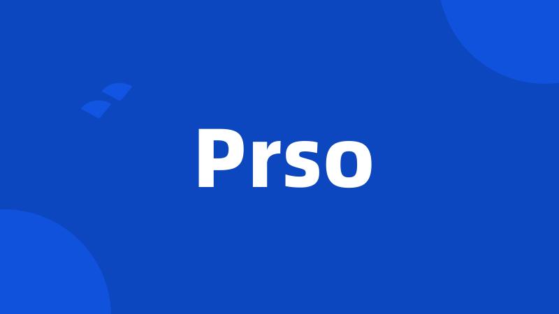 Prso