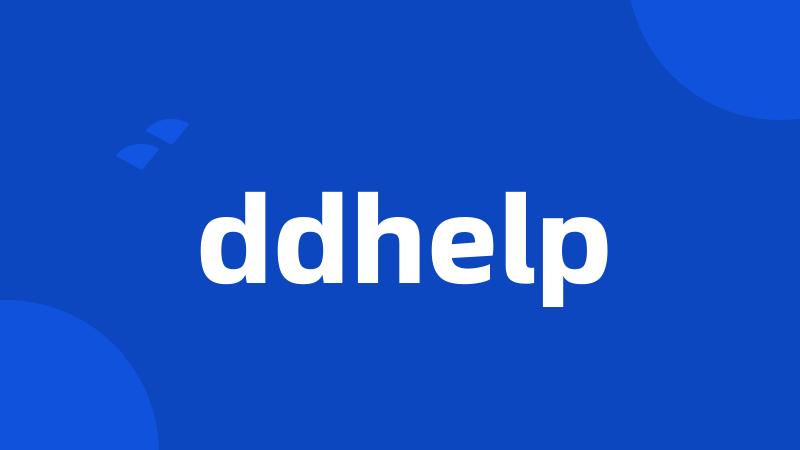 ddhelp